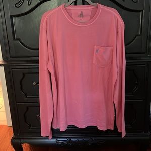 Johnnie-O Coral Long Sleeve Tee